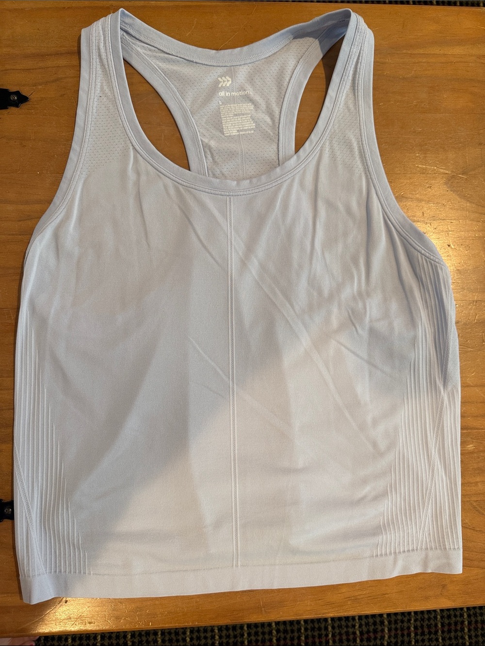 all in motion Light Blue Racerback Tank Top - Picture 1 of 3